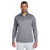 Men's Excel Mélange Interlock Performance Quarter-Zip Top
