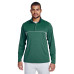 Men's Excel Mélange Interlock Performance Quarter-Zip Top