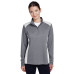 Ladies' Excel Mélange Interlock Performance Quarter-Zip Top