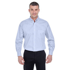 Men's Long-Sleeve Performance Pinpoint