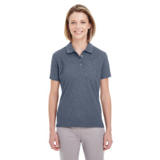 Ladies' Heathered Piqué Polo