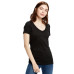 Ladies' Made in USA Short-Sleeve V-Neck T-Shirt