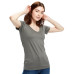 Ladies' Made in USA Short-Sleeve V-Neck T-Shirt