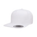 Adult 5-Panel Structured Flat Visor Classic Snapback Cap