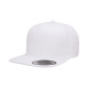 Adult 5-Panel Structured Flat Visor Classic Snapback Cap