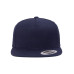 Adult 5-Panel Structured Flat Visor Classic Snapback Cap