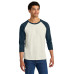 Jerzees Unisex Premium Blend Combed Ring Spun 3/4-Sleeve Raglan 560R