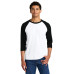 Jerzees Unisex Premium Blend Combed Ring Spun 3/4-Sleeve Raglan 560R