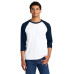 Jerzees Unisex Premium Blend Combed Ring Spun 3/4-Sleeve Raglan 560R