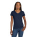 Gildan Women's Heavy Cotton 100% Cotton V-Neck T-Shirt. 5V00L
