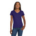 Gildan Women's Heavy Cotton 100% Cotton V-Neck T-Shirt. 5V00L