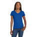 Gildan Women's Heavy Cotton 100% Cotton V-Neck T-Shirt. 5V00L