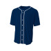 A4 Short Sleeve Full-Button Baseball Top A4N4184