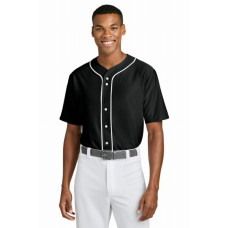 A4 Short Sleeve Full-Button Baseball Top A4N4184