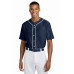 A4 Short Sleeve Full-Button Baseball Top A4N4184