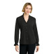 Brooks Brothers Women's Long Sleeve Ruffle Collar Blouse BB18011