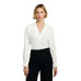 Brooks Brothers Women's Long Sleeve Ruffle Collar Blouse BB18011