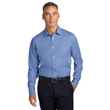 Brooks Brothers Wrinkle-Free Stretch Pinpoint Spread Collar Shirt BB18012