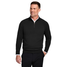 Brooks Brothers Cotton Stretch 1/4-Zip Sweater BB18402