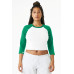 BELLA+CANVAS Women's Micro Rib 3/4 Raglan Baby Tee BC1200