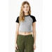 BELLA+CANVAS Women's Micro Rib Raglan Baby Tee BC1201