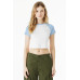 BELLA+CANVAS Women's Micro Rib Raglan Baby Tee BC1201