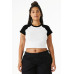 BELLA+CANVAS Women's Micro Rib Raglan Baby Tee BC1201