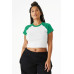 BELLA+CANVAS Women's Micro Rib Raglan Baby Tee BC1201