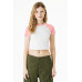 BELLA+CANVAS Women's Micro Rib Raglan Baby Tee BC1201