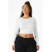 BELLA+CANVAS Women's Micro Rib Long Sleeve Baby Tee BC1501