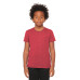 BELLA+CANVAS Youth Heather CVC Tee BC3001YCVC