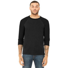 BELLA+CANVAS  Unisex 3/4-Sleeve Baseball Tee. BC3200
