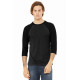 BELLA+CANVAS  Unisex 3/4-Sleeve Baseball Tee. BC3200