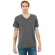 BELLA+CANVAS Unisex Textured Jersey V-Neck Tee BC3655
