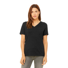 BELLA+CANVAS Women's Relaxed Heather CVC V-Neck Tee BC6405CVC