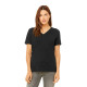 BELLA+CANVAS Women's Relaxed Heather CVC V-Neck Tee BC6405CVC