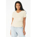 BELLA+CANVAS  Women's Relaxed Jersey Short Sleeve V-Neck Tee. BC6405