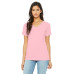 BELLA+CANVAS  Women's Relaxed Jersey Short Sleeve V-Neck Tee. BC6405