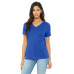 BELLA+CANVAS  Women's Relaxed Jersey Short Sleeve V-Neck Tee. BC6405