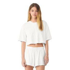 BELLA+CANVAS Women's Heavyweight Garment-Dyed Cropped Tee BC6882GD