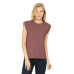 BELLA+CANVAS Women's Flowy Muscle Tee with Rolled Cuffs BC8804