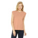 BELLA+CANVAS Women's Flowy Muscle Tee with Rolled Cuffs BC8804
