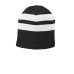 Port & Company Fleece-Lined Striped Beanie Cap. C922