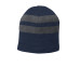 Port & Company Fleece-Lined Striped Beanie Cap. C922