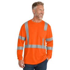 CornerStone  ANSI 107 Class 3 Mesh Long Sleeve Tee. CS203