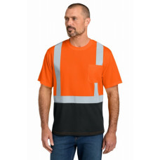 CornerStone ANSI 107 Class 2 Short Sleeve Mesh Blocked Tee CS205