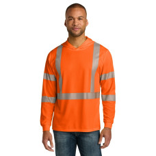 CornerStone ANSI 107 Class 3 Long Sleeve Segmented Tape Hooded Tee CS208