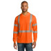 CornerStone ANSI 107 Class 3 Long Sleeve Segmented Tape Hooded Tee CS208