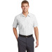 Red Kap Short Sleeve Striped Industrial Work Shirt.  CS20