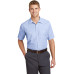 Red Kap Short Sleeve Striped Industrial Work Shirt.  CS20